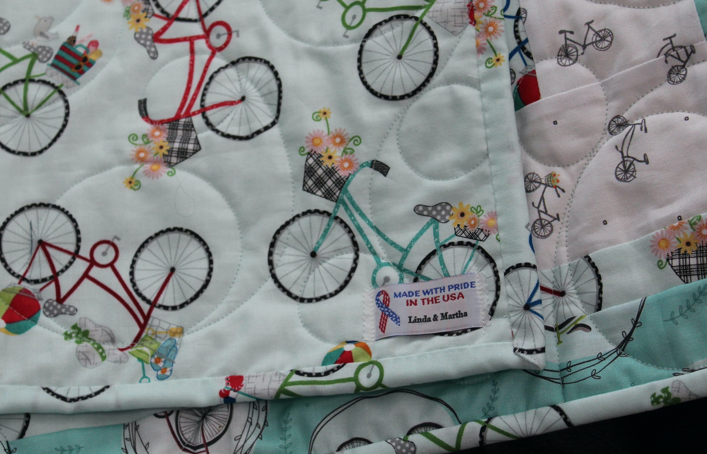 Bicycle Bicycle Quilt Etsy