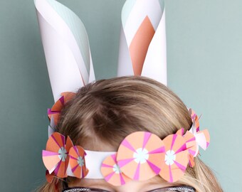 Bunny Ears Headband - Top Hat Headband - Easter Hats