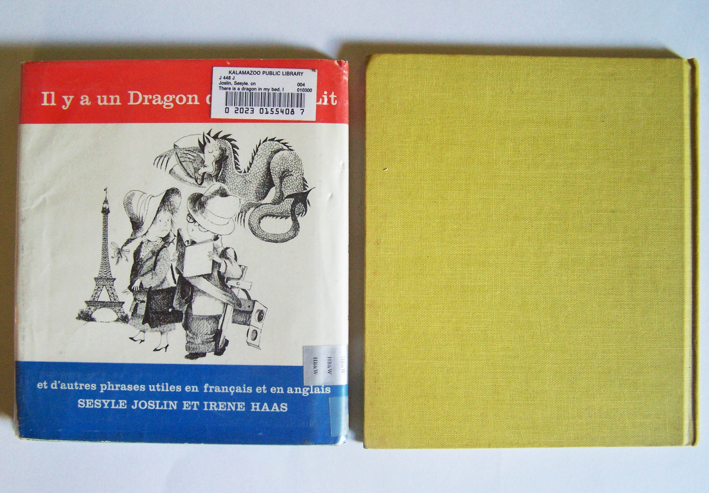 There is a Dragon in My Bed AND Dear Dragon by Sesyle Joslin