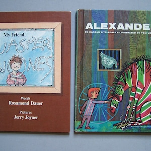 2 Vintage Children&#39;s Books: Imaginary Friends - Jasper Jones & Alexander