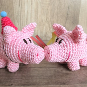 Häkelanleitung Glücksschwein in DEUTSCHER SPRACHE