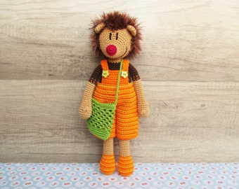 Häkelanleitung Crochet Pattern Igel Hank Hedgehog Amigurumi Plush