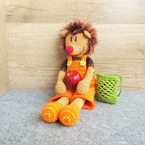 Häkelanleitung Crochet Pattern Igel Hank Hedgehog Amigurumi Plush Bild 8