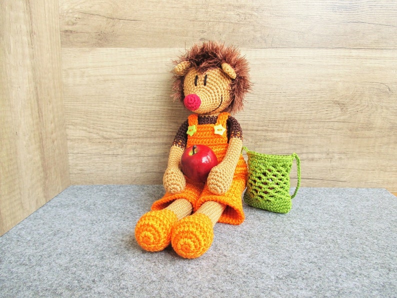 Häkelanleitung Crochet Pattern Igel Hank Hedgehog Amigurumi Plush Bild 8