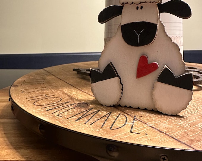 Sheep Shelf Sitter | Farmhouse Decor | Primitive Sheep |