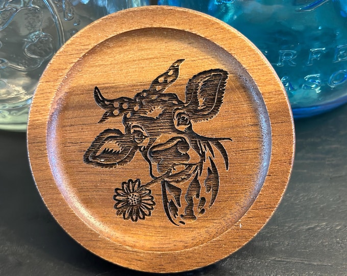 Wooden Mason Jar Lid | Farmhouse Decor | Country Kitchen Decor | Regular Mouth Lid