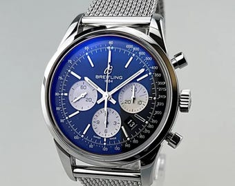 Cronógrafo Breitling Transocean Vintage Calibre 01 Edición Limitada 43 MM / Regalo para el Día del Padre