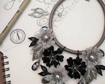 diy miyuki tutorial: graphite garden necklace
