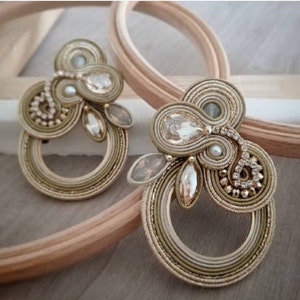 DIY soutache tutorial: orecchini &quot;Castle of glass&quot;