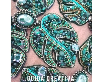 guida creativa n.2: orecchini monstera