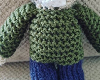 Knitted Jason -green sweater