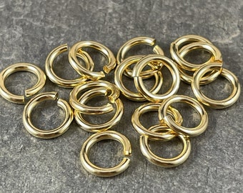 TierraCast Medium Oval Jump Rings - Rhodium Silver 5x6mm (200 Pieces)