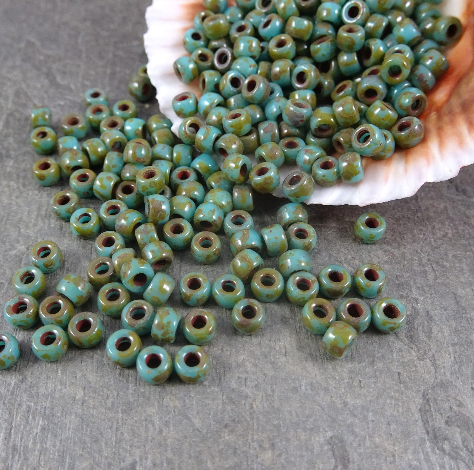 Matubo Seed Beads 7/0 3.5mm Size Matubo Seed Beads Turquoise | Etsy