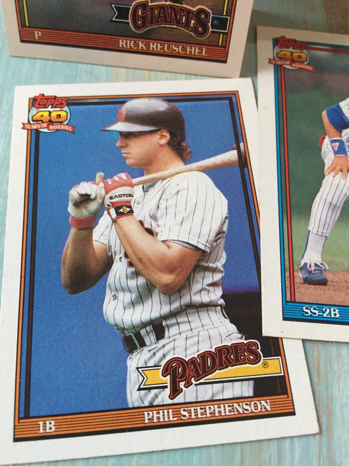 Baseball Cards Vintage 40 Cards Topps Sports Memorabilia Etsy