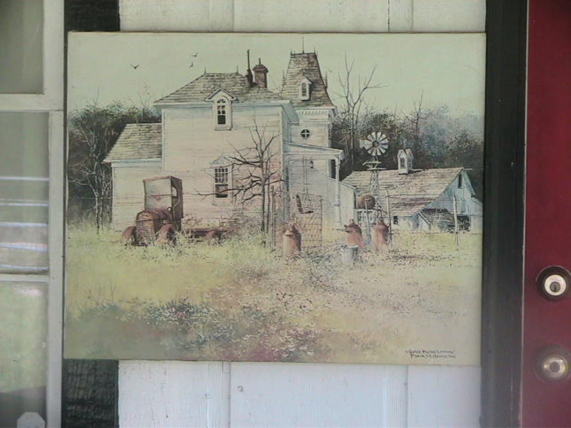 Gone For The Summer Painting by Frank M. Hamilton Etsy