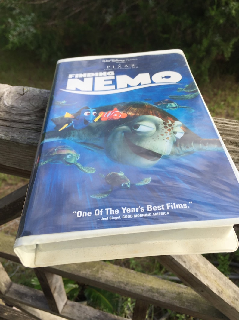 Finding Nemo Vhs Movie Pixar Movies Walt Disney Vintage Etsy