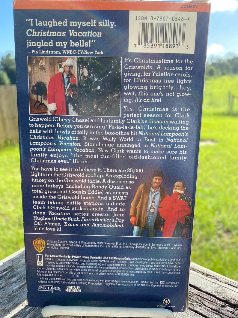 National Lampoon Christmas Vacation VHS Movie Vintage Etsy