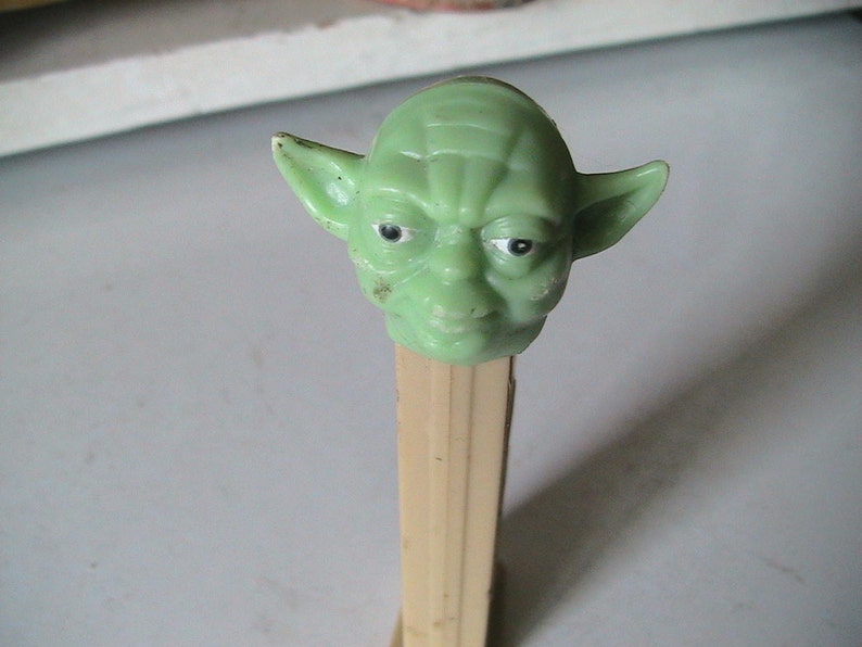 Yoda Pez Candy Dispenser Star Wars Return of the Jedi Etsy