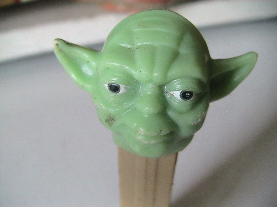 Yoda Pez Candy Dispenser Star Wars Return of the Jedi Etsy
