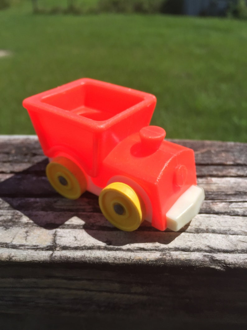 Vintage Fisher Price Little People Red Train Retro FP Toy - Etsy