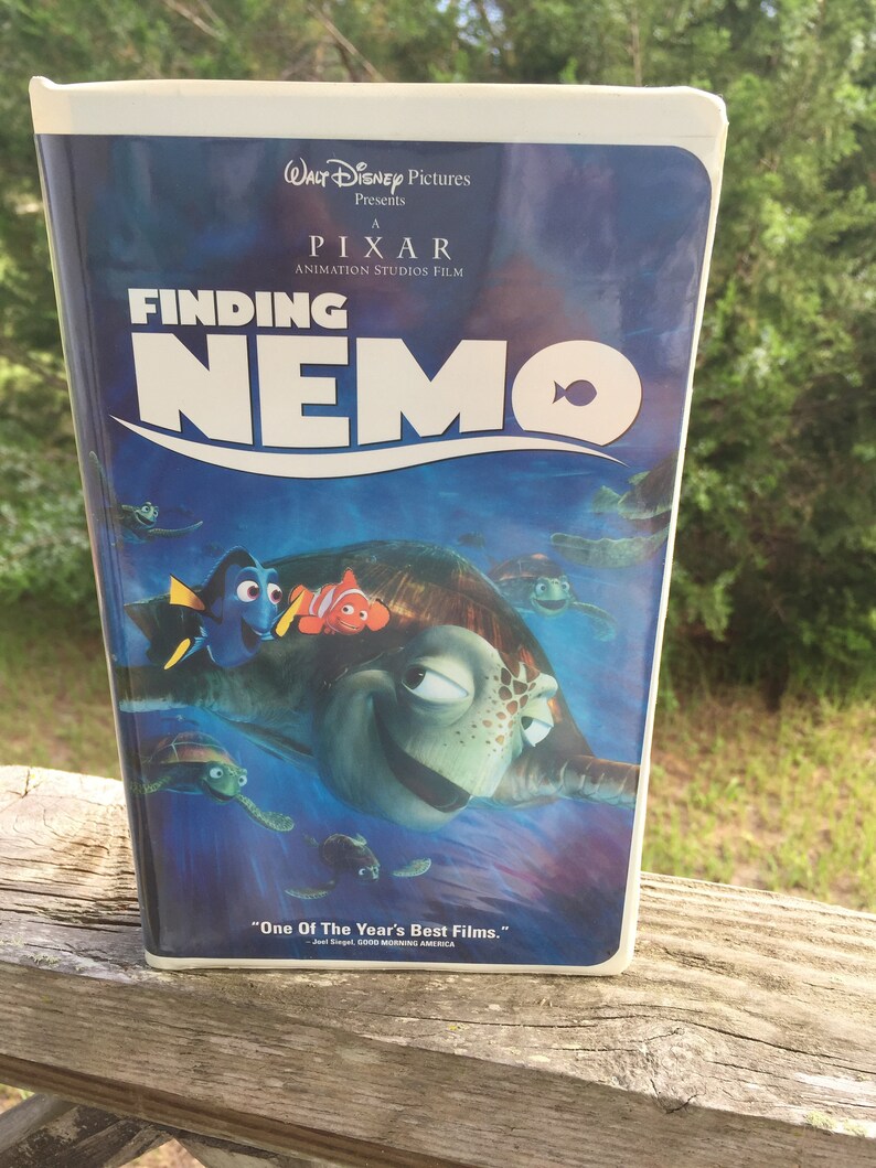 Finding Nemo Vhs Movie Pixar Movies Walt Disney Vintage Etsy