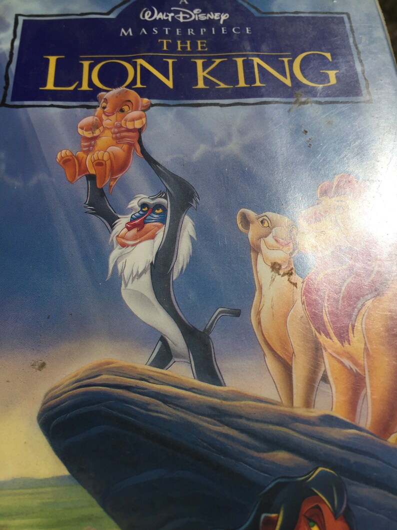 The Lion King VHS Movie Vintage Movie Walt Disney Media Etsy