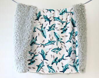 shark crib bedding