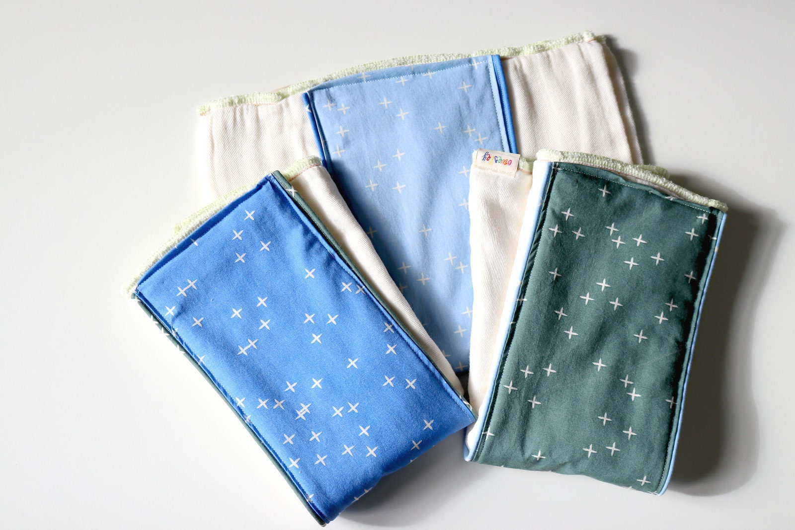 Organic Burp Cloth 3 Pack - Pick Your Prints main image 0