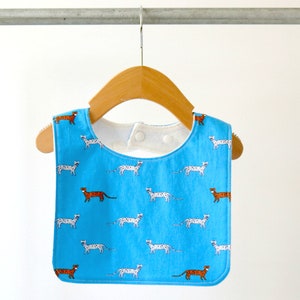 Baby Bib. Blue Cheetah. Boho Baby Bib. Toddler Bib. Baby Feeding Bib. Dribble Bib. Baby Shower Gift. Baby Essentials. Baby Gift.