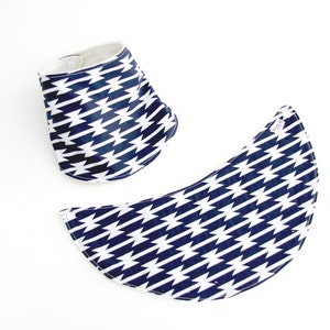 Baby Drool Bib. Blue Tomahawk. Dribble Bib. Bandana Bib. Hipster Bib. Baby Essentials. Baby Gift. Boho Baby Bib.