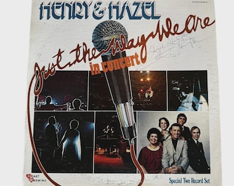 Autographed Henry & Hazel Double Vinyl Just the Way We Are in Concert