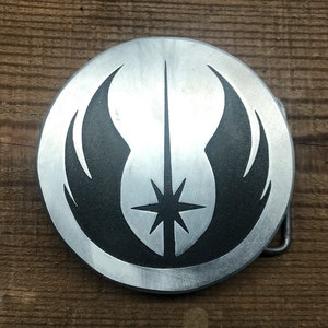 Star Wars Jedi Order Metal Belt Buckle Created For The Rebel Alliance | Use The Force | Made in USA | Custom Buckle | Cosplay