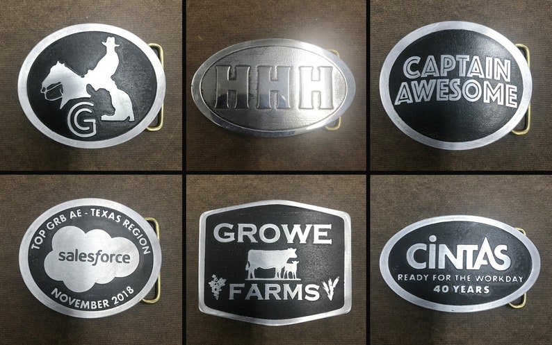 Custom Belt Buckle With Your Unique and Personalized Design, Add A Belt As Well