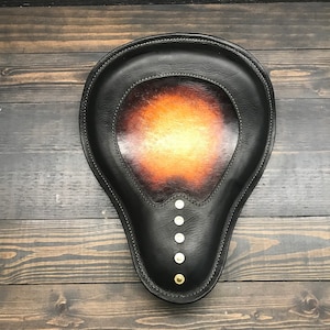 Custom Leather Motorcycle Seat Designed Just For You, Made For Shovelhead, Panhead, Harley Davidson, Custom Chopper |  Custom Illustration
