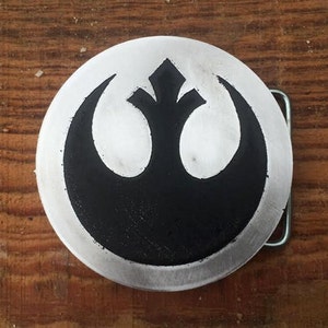Star Wars Rebel Alliance Belt Buckle, Made For Fans Of The Jedi and Ready As A Gift Or Perfect For Cosplay Outfit