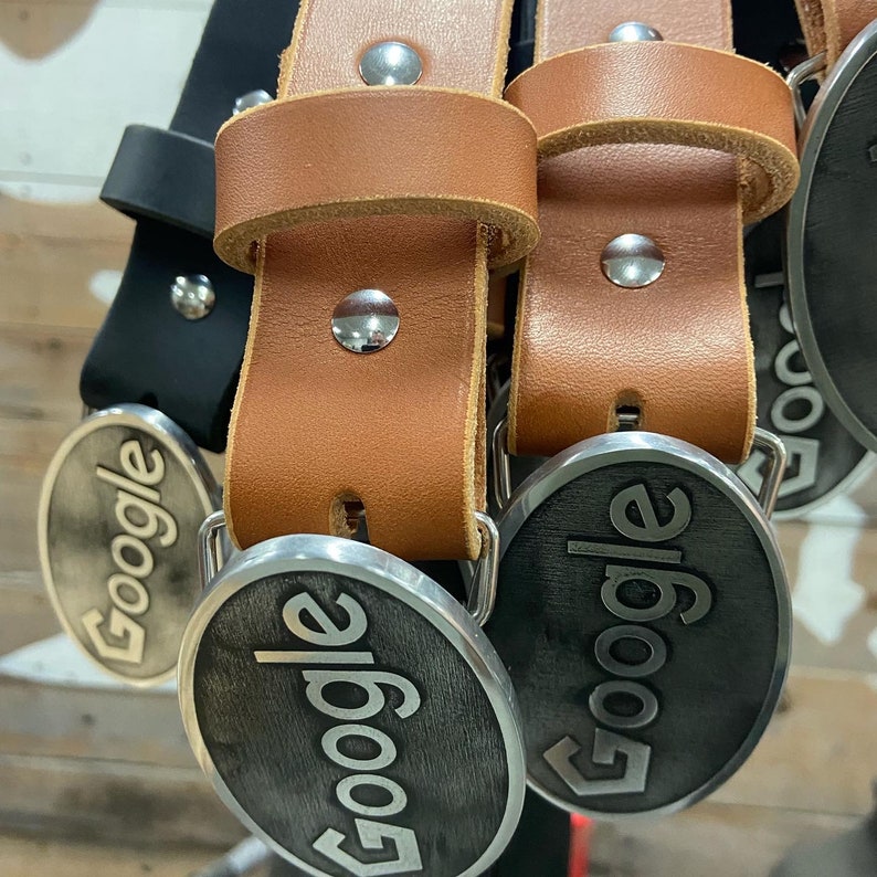 Custom Belt Buckle With Your Unique and Personalized Design, Handmade In USA. Add A Belt As Well.