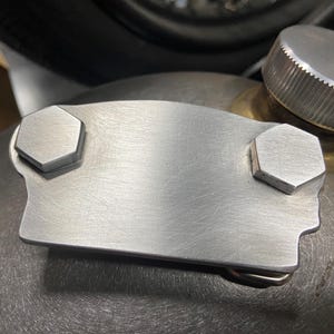 Custom Knucklehead Belt Buckle Influenced By The Vintage Harley Davidson Motor from 1936 - 1947