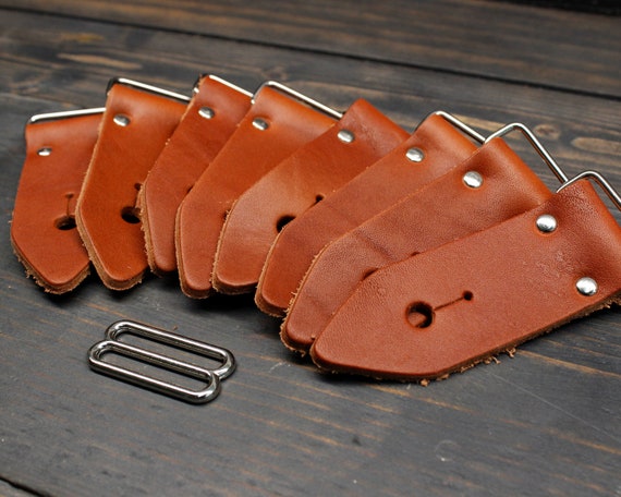 2-Inch Brown Leather Guitar Strap Kits