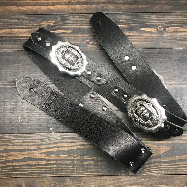 Skull Guitar Straps Etsy