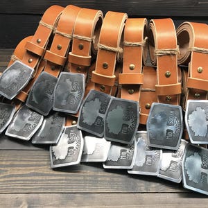 Design Your Own Personalized Belt Buckle, With Your Unique and Custom Look, Handmade In The USA. Gift For Him image 2