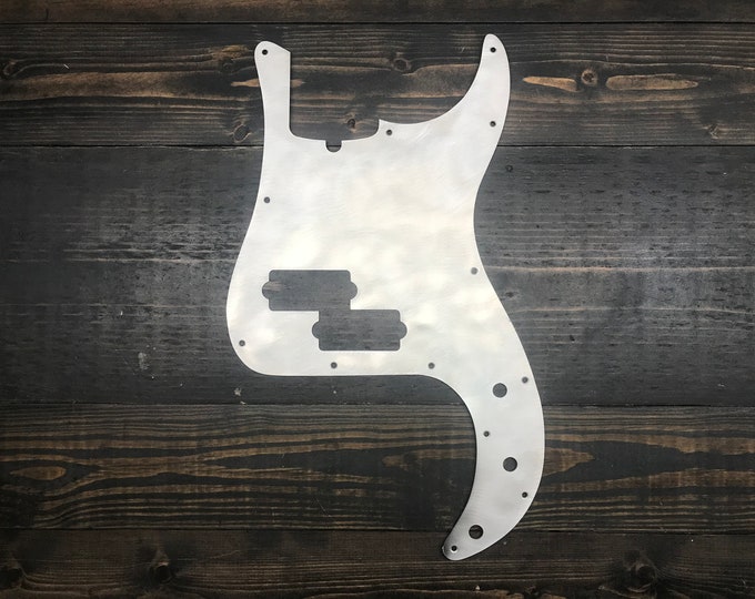 Precision Bass Fender Custom Pickguard Guitar Metal Etching Aluminum