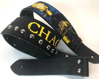 Sepultura Custom Leather Guitar Strap, Made For the Fan Of Thrash Metal