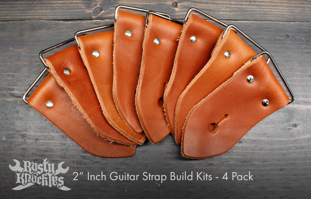 Multiple Make Your Own Guitar Strap Kit Bundle Pack, 2 Inch Wide in