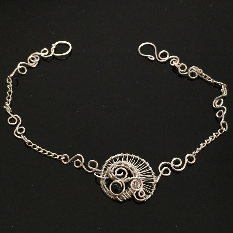 Wire Wrapped Jewelry Handmade Fine Silver Jewelry Blue Etsy Canada