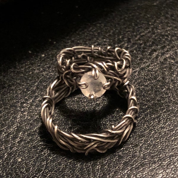 Gothic Wedding Rings Etsy