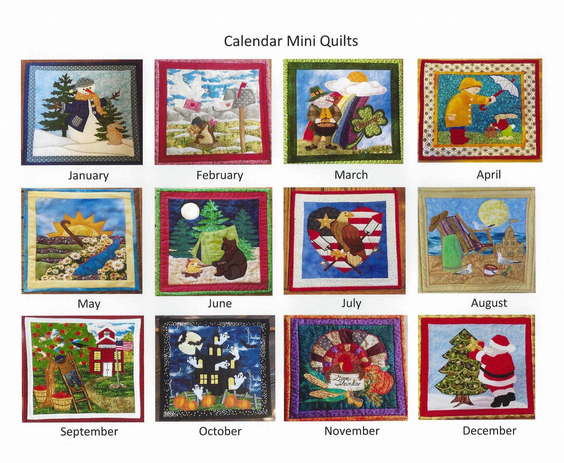 April Mini Quilt Pattern - April Showers - Etsy