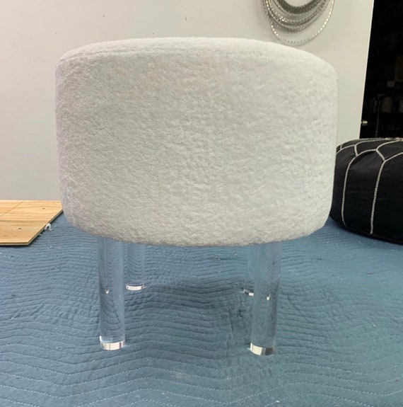 Custom round ottoman online