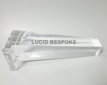 14" Crystal clear- Lucite Furniture - tapered legs-furniture legs -ghost (4)