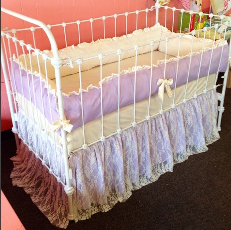 lace crib bedding