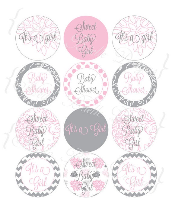Red and Gray \ picture relating to Printable Round Tags known as Crimson and Gray \